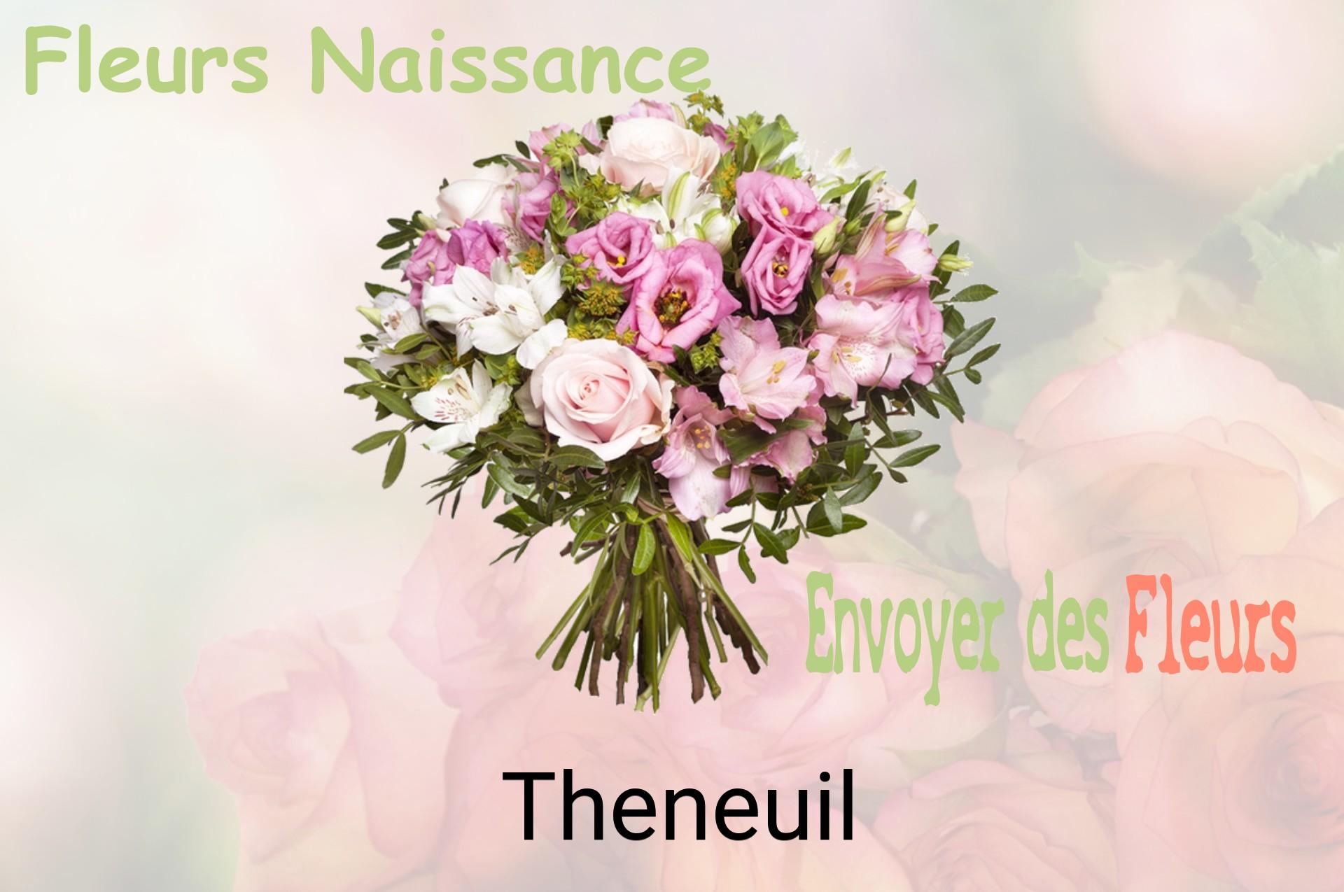 Bouquet de fleurs de naissance livré à Theneuil